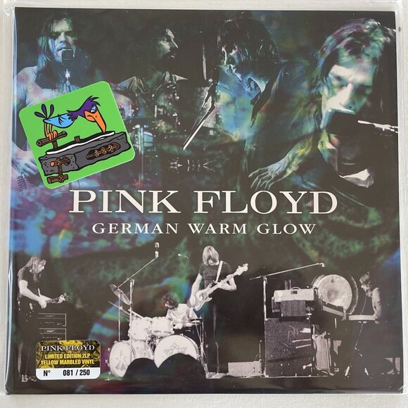 PINK FLOYD 2 LP Vinyl German Warm Glow #’d copy Marbled Green or Yellow Live New - Picture 3 of 7